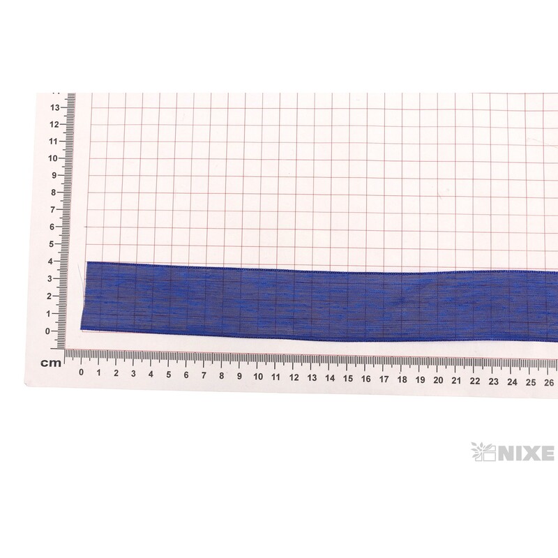 PLÁTNOVÁ STUHA EFEKT 40mmx25m*MODRÁ TM. 108411