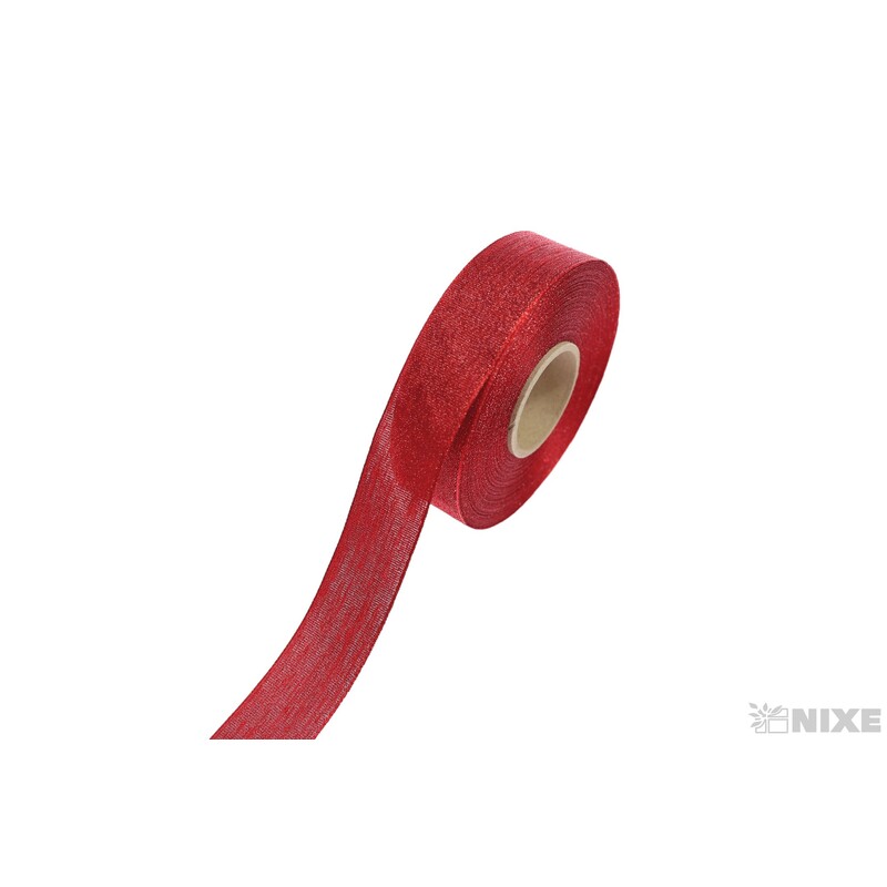 PLÁTNOVÁ STUHA 32mmx25m*ČERVENÁ 100645