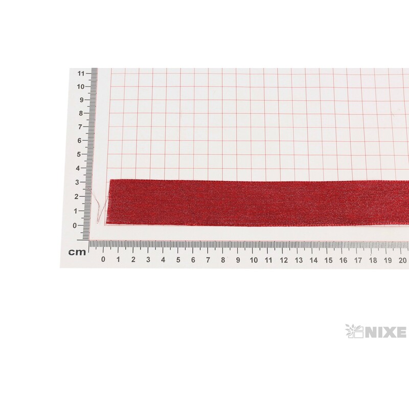 PLÁTNOVÁ STUHA 32mmx25m*ČERVENÁ 100645