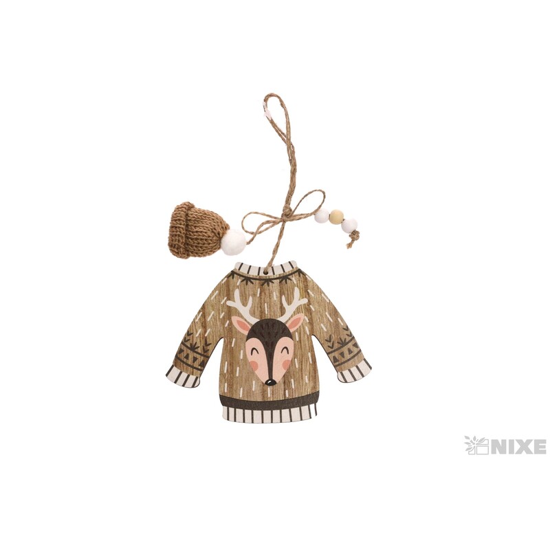 ZÁVĚS SVETR 12,5x10cm*MIX BAREV