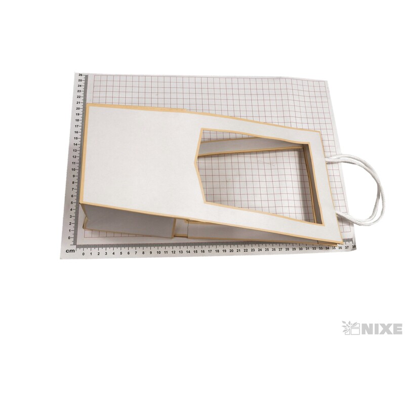 TAŠKA MEDAILLON 10x35x12cm*BÍLÁ