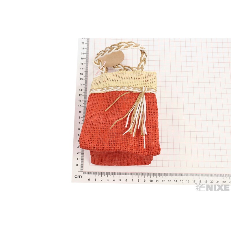 TAŠKA MOOREA 11x12,5x11cm*ČERVENÁ