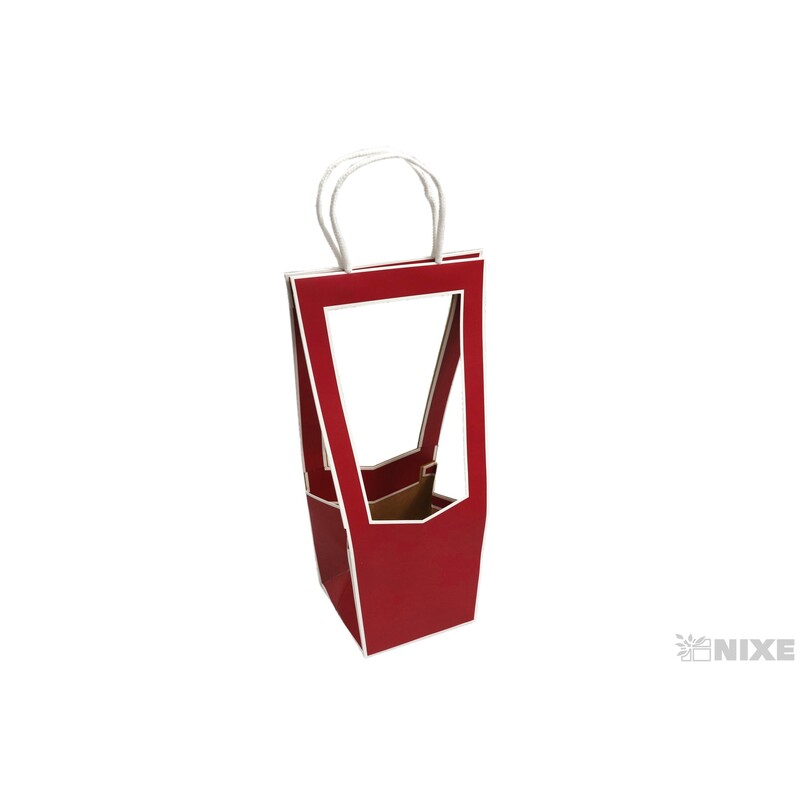 TAŠKA MEDAILLON 10x35x12cm*ČERVENÁ