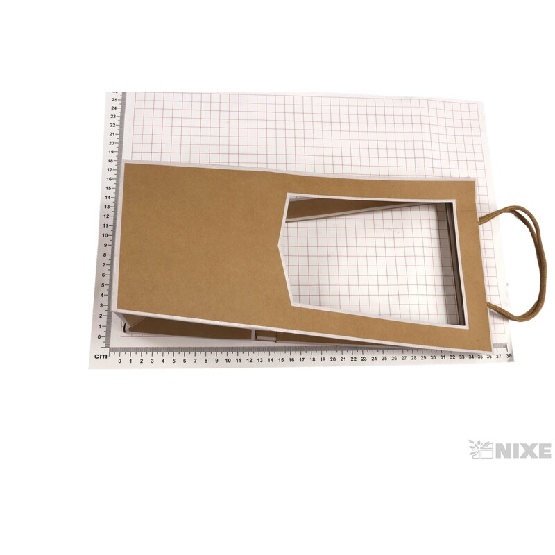 TAŠKA MEDAILLON 10x35x12cm*PŘÍRODNÍ