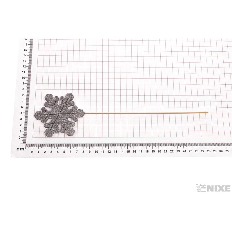 ZÁPICH VLOČKA 7,5x28cm 2ks*STŘÍBRNÁ