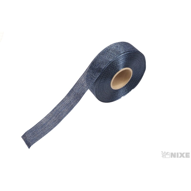 PLÁTNOVÁ STUHA 32mmx25m*MODRÁ 108416