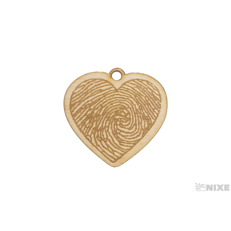 SRDCE OTISK XD 5cm 24ks*PŘÍRODNÍ