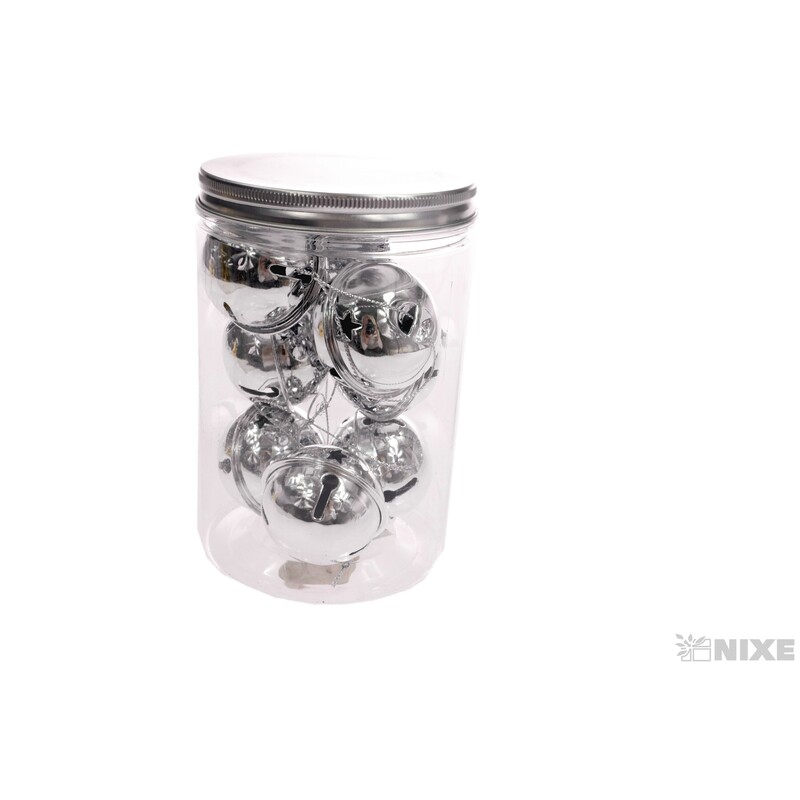 ROLNIČKY 3,5cm 8ks*STŘÍBRNÁ