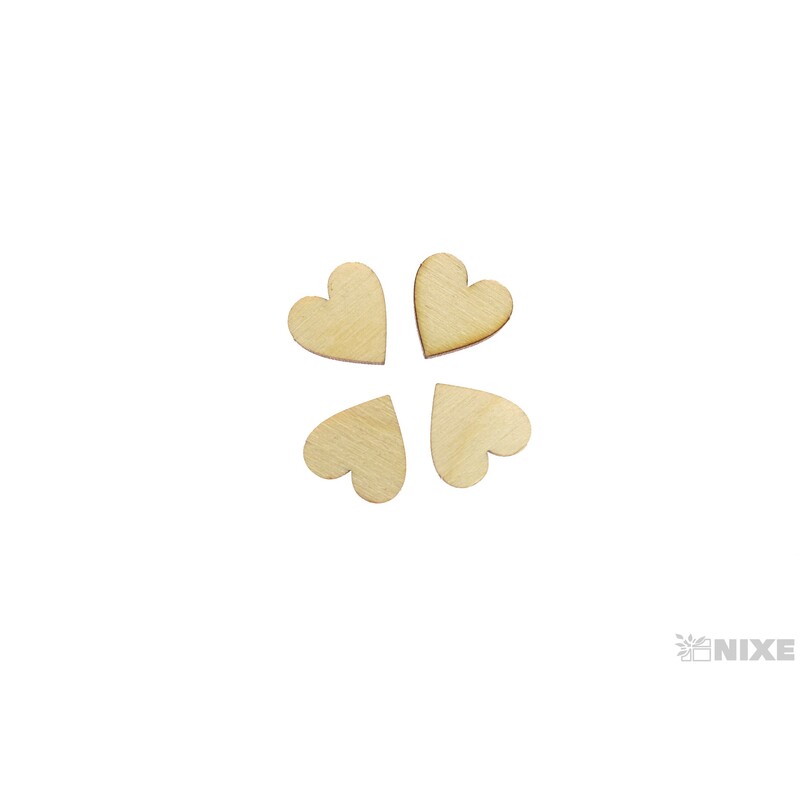 SRDCE XD 1,5cm 100ks*PŘÍRODNÍ