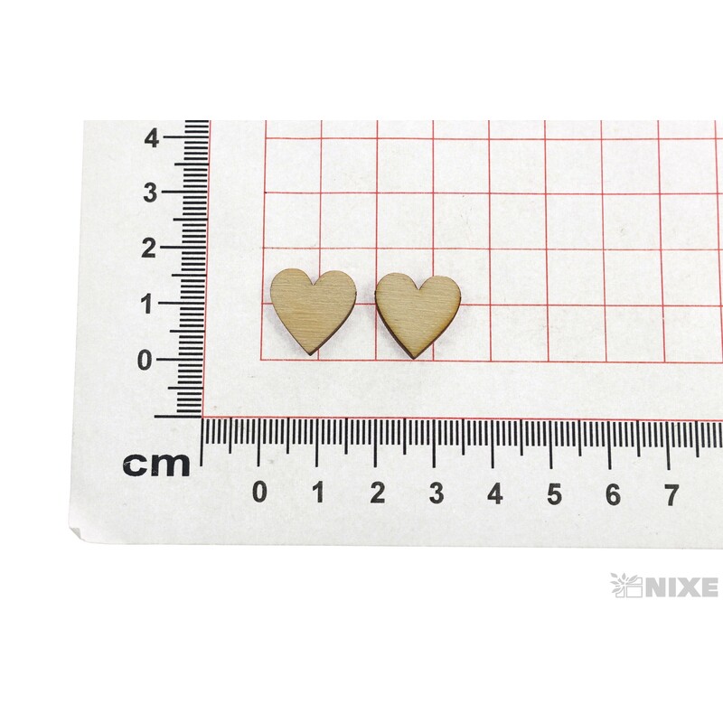 SRDCE XD 1,5cm 100ks*PŘÍRODNÍ