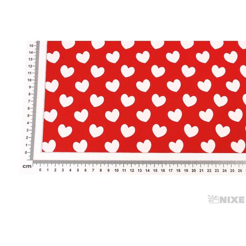 ROLE SWEETHEART 70cmx40m*ČERVENÁ 001