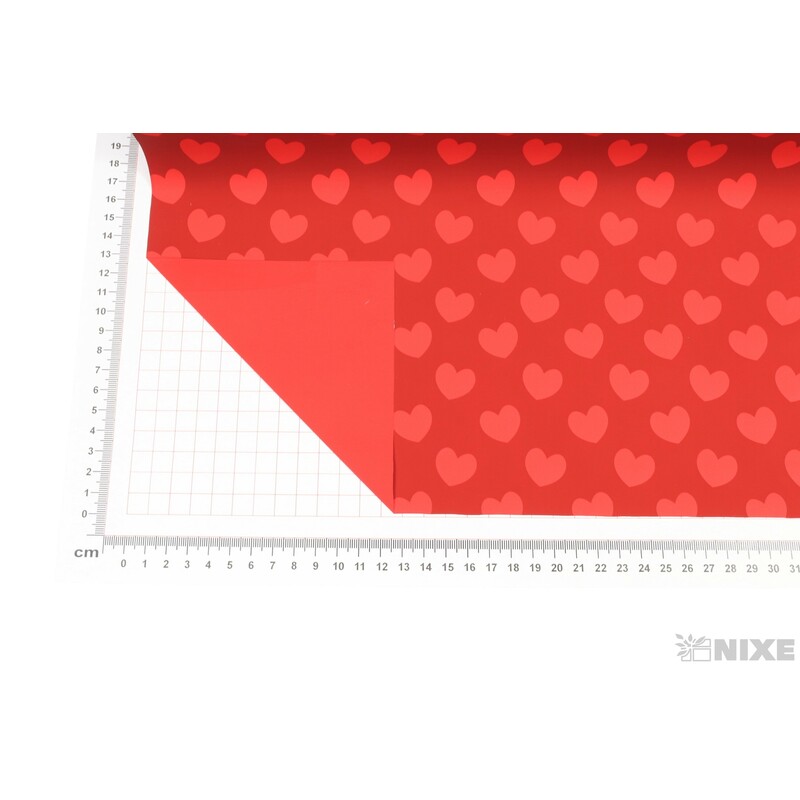 ROLE SWEETHEART 70cmx40m*ČERVENÁ 209
