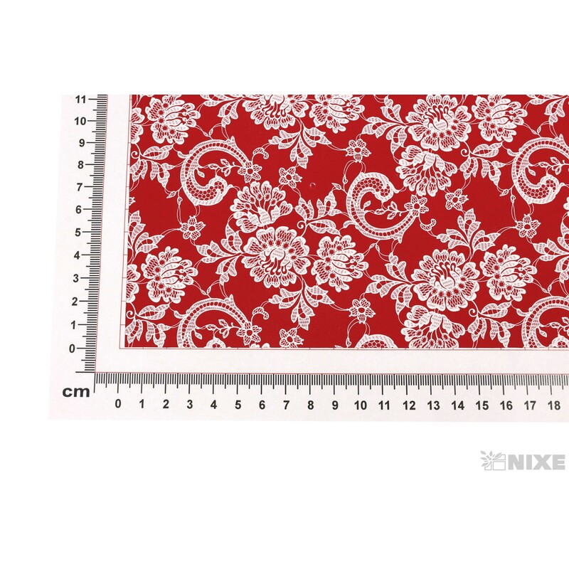 ROLE DENTELLE 70cmx40m*ČERVENÁ 200
