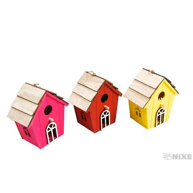 ZÁVĚS BUDKA 11x12cm*MIX BAREV