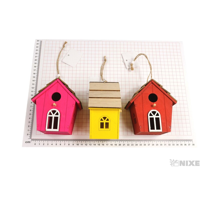 ZÁVĚS BUDKA 11x12cm*MIX BAREV