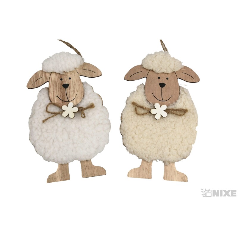 ZÁVĚS OVEČKA 9,5x15cm*MIX BAREV