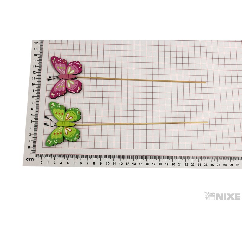 ZÁPICH MOTÝL 7x5x25cm 6ks*MIX BAREV