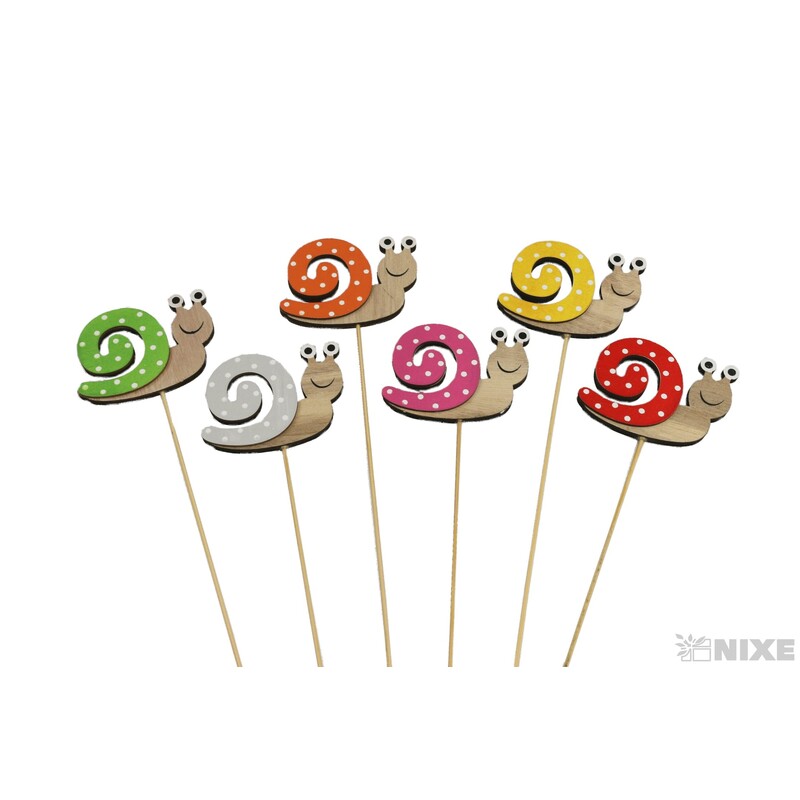 ZÁPICH ŠNEK 8x5x26cm 6ks*MIX BAREV