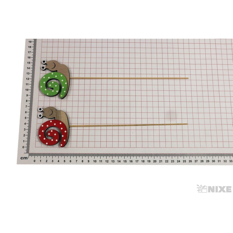 ZÁPICH ŠNEK 8x5x26cm 6ks*MIX BAREV