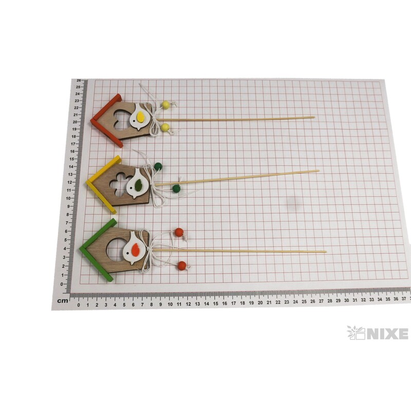 ZÁPICH BUDKA 7x7,5x28cm 6ks*MIX BAREV