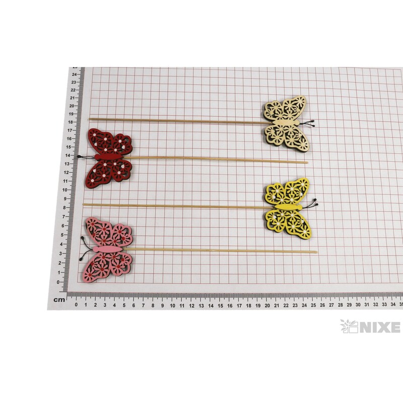 ZÁPICH MOTÝL 7x5x25cm 6ks*MIX BAREV