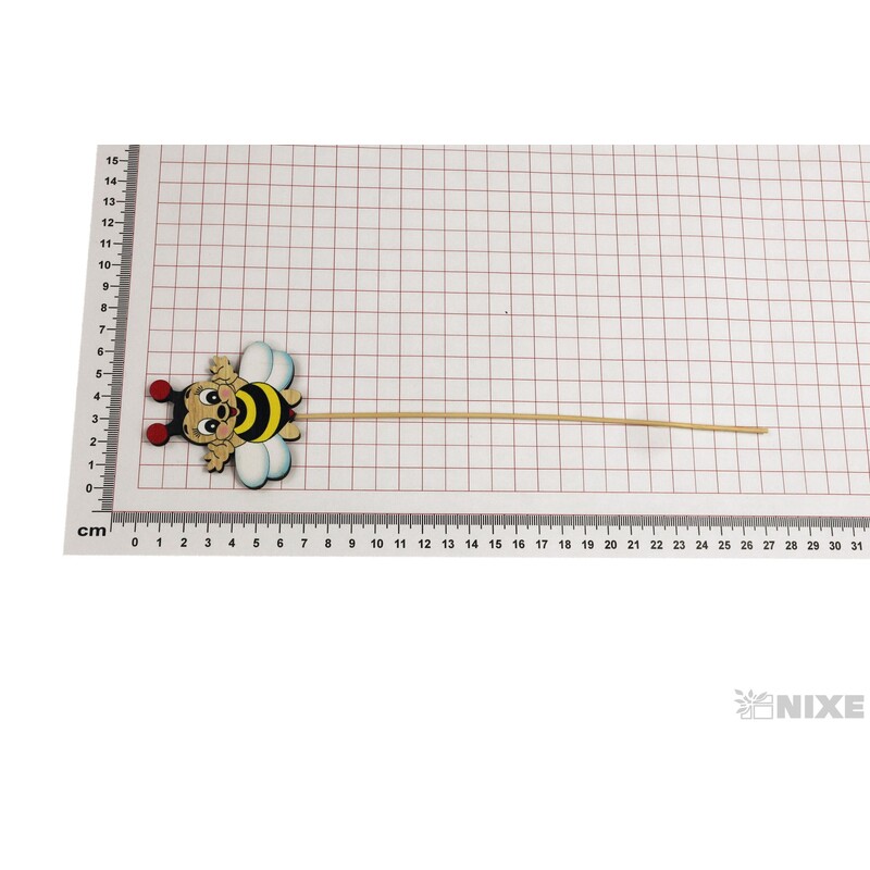 ZÁPICH VČELA 6,5x6,5x27cm 6ks*MIX BAREV