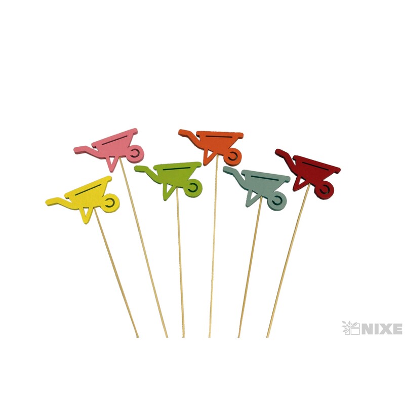 ZÁPICH KOLEČKO 7x4x23cm 6ks*MIX BAREV