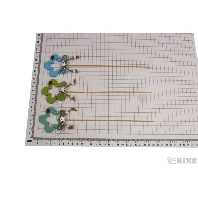 ZÁPICH KVÍTEK 6x6x26cm 7ks*MIX BAREV