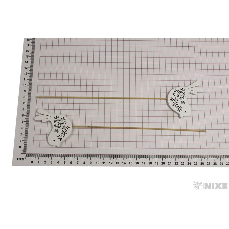 ZÁPICH PTÁČEK 7x4,5x25cm 6ks*BÍLÁ