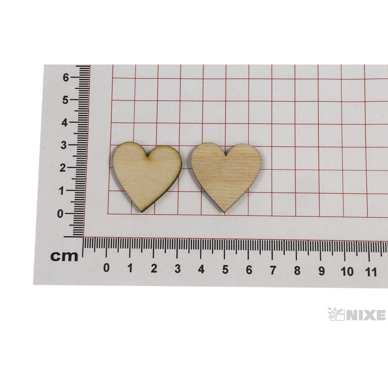 SRDCE XD 3cm 100ks*PŘÍRODNÍ