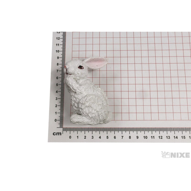 ZAJÍC 05x9cm*BÍLÁ