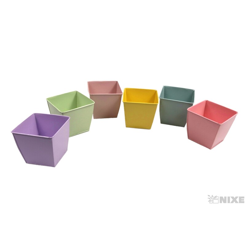 PLECHOVÝ OBAL 11,5x10,5cm*MIX BAREV