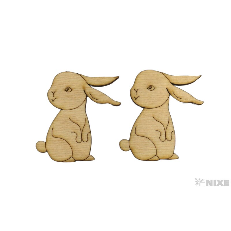 ZAJÍC XD 6cm 24ks*PŘÍRODNÍ