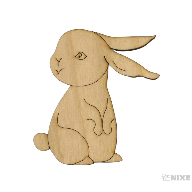 ZAJÍC XD 10cm 12ks*PŘÍRODNÍ