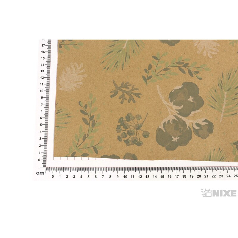 ROLE PAPÍR COTTON 70cmx50m*PŘÍRODNÍ+MÁTOVÁ