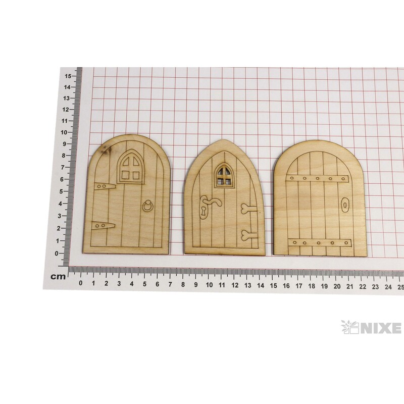 DVEŘE XD 10cm 12ks*PŘÍRODNÍ