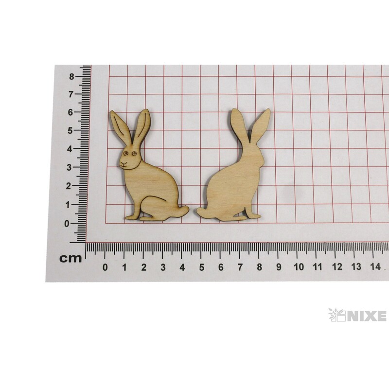 ZAJÍC 2 XD 6cm 24ks*PŘÍRODNÍ