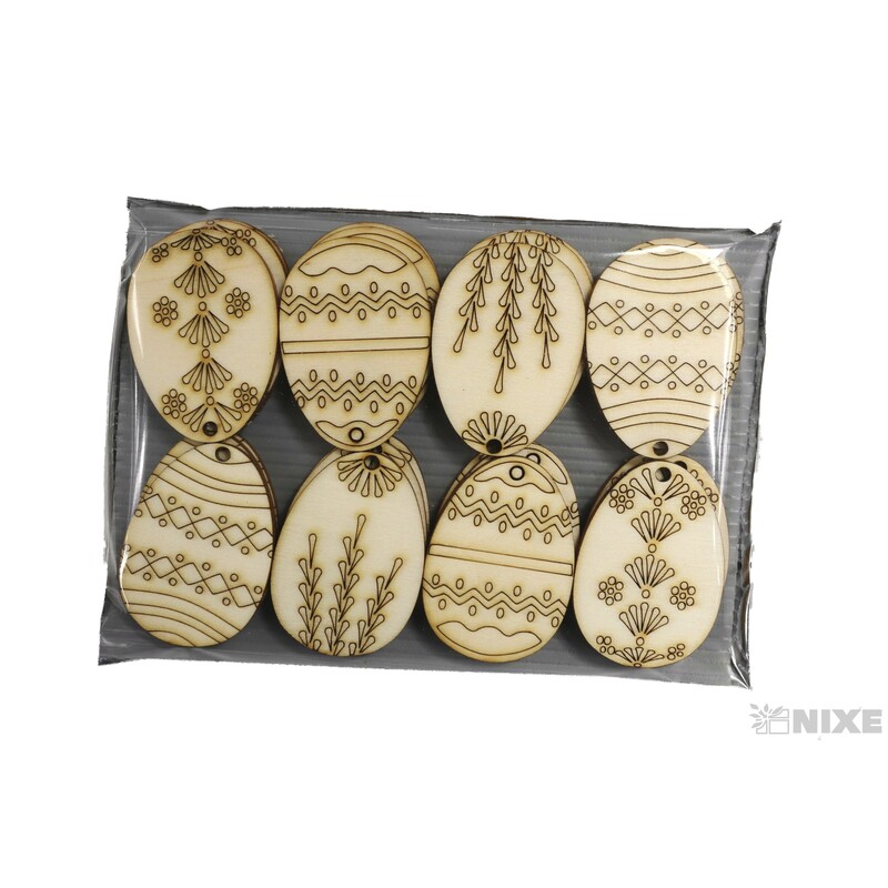 VAJÍČKO XD 5cm 24ks*PŘÍRODNÍ