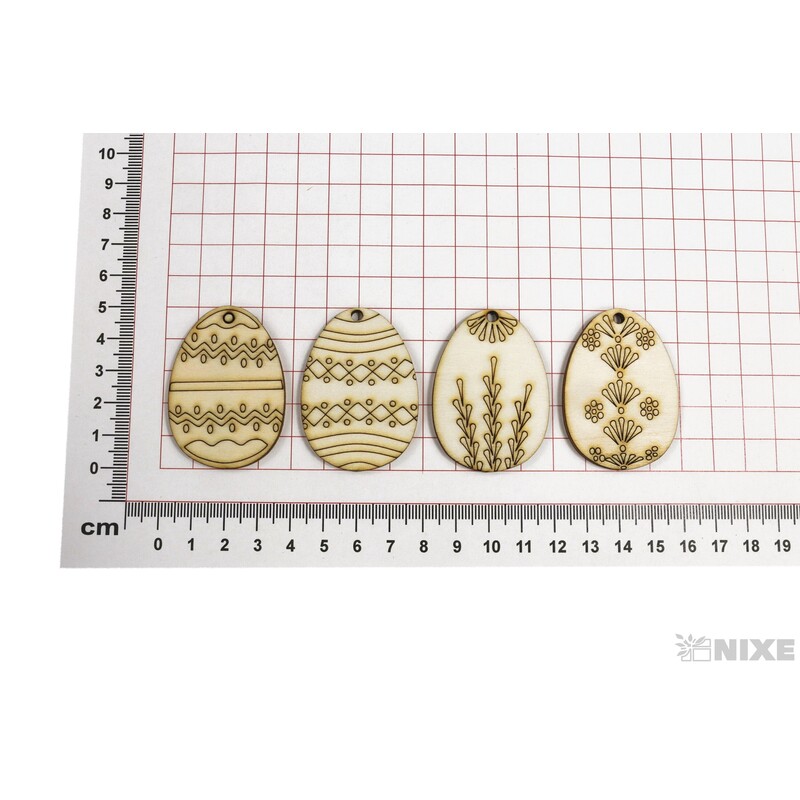 VAJÍČKO XD 5cm 24ks*PŘÍRODNÍ