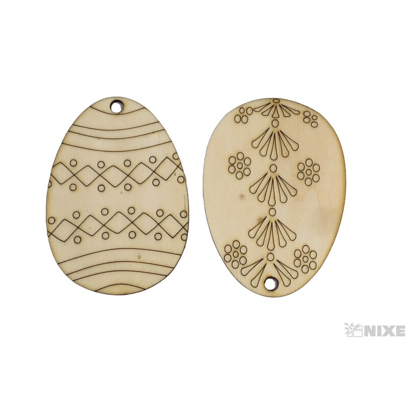 VAJÍČKO XD 10cm 12ks*PŘÍRODNÍ