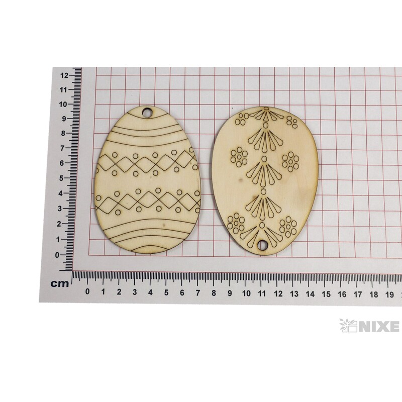 VAJÍČKO XD 10cm 12ks*PŘÍRODNÍ