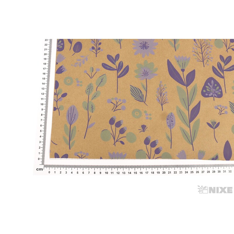 ROLE PAPÍR VEGGY 70cmx50m*PŘÍRODNÍ+FIALOVÁ