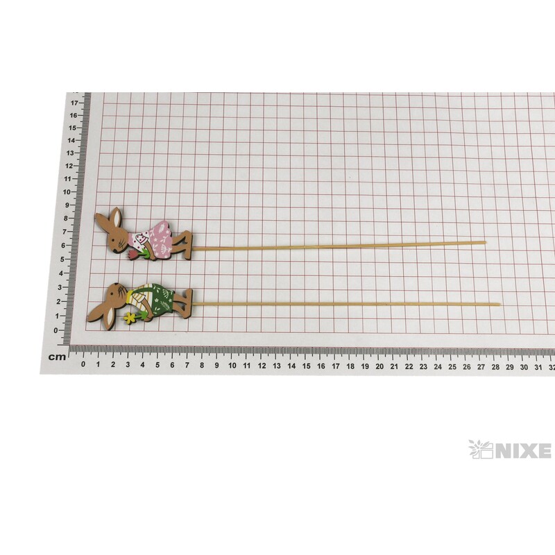 ZÁPICH ZAJÍC 03x07x28cm 6ks*MIX BAREV