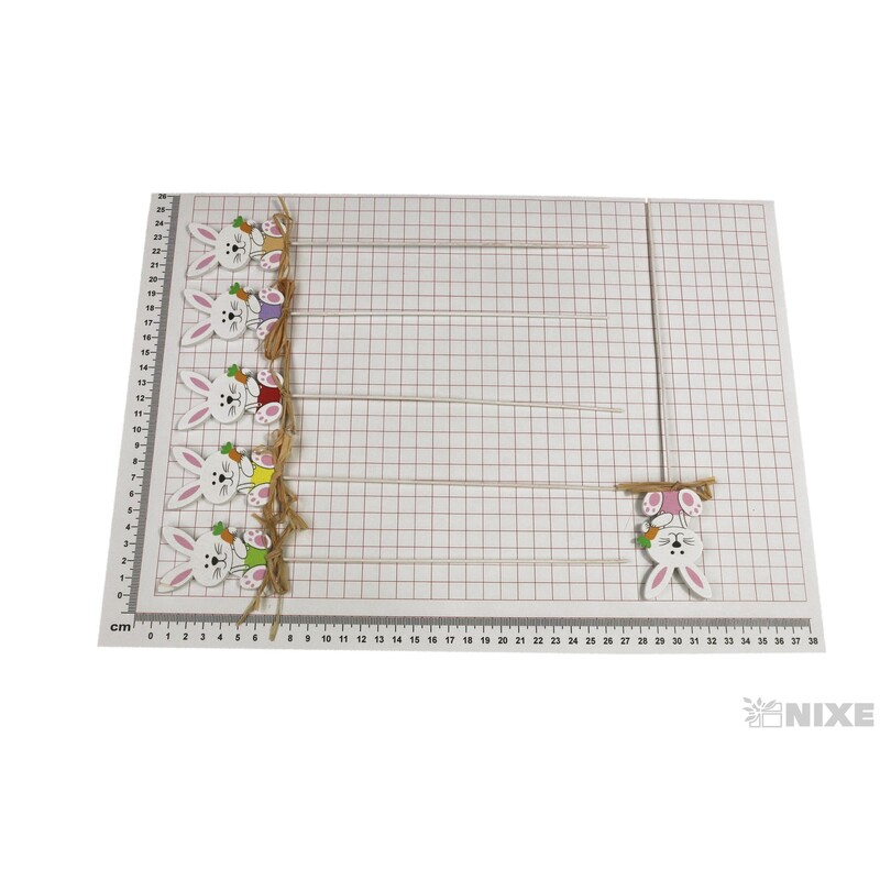 ZÁPICH ZAJÍC 04x6,5x27cm 6ks*MIX BAREV