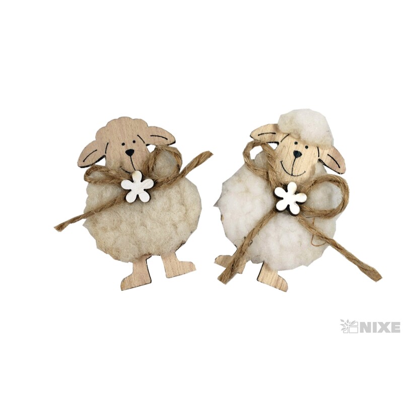 OVEČKA NALEPOVACÍ 3,5x5cm 4ks*