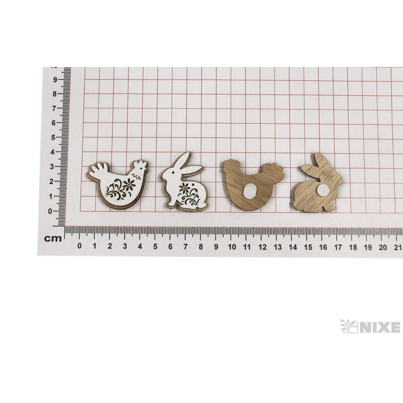 VELIKONOCE NALEPOVACÍ 3,5x4cm 8ks*