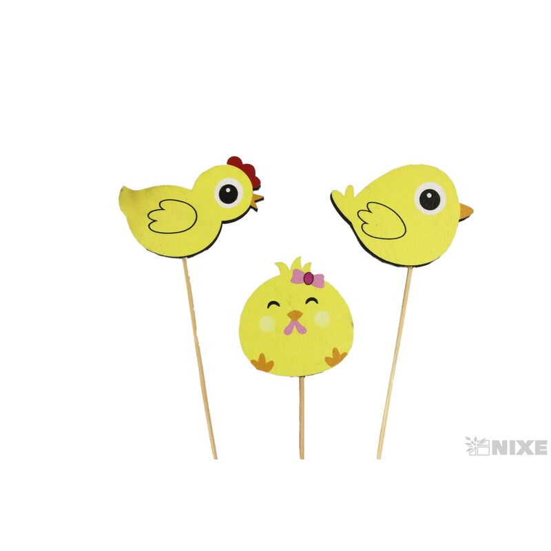 ZÁPICH KUŘE 6x4,5x25cm 6ks*MIX BAREV