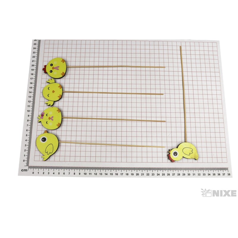 ZÁPICH KUŘE 6x4,5x25cm 6ks*MIX BAREV