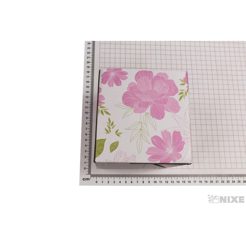 OBAL KRABICE SIMPLYJANE 12x12x12,5cm*RŮŽOVÁ