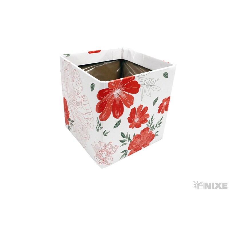 OBAL KRABICE SIMPLYJANE 12x12x12,5cm*ORANŽOVÁ